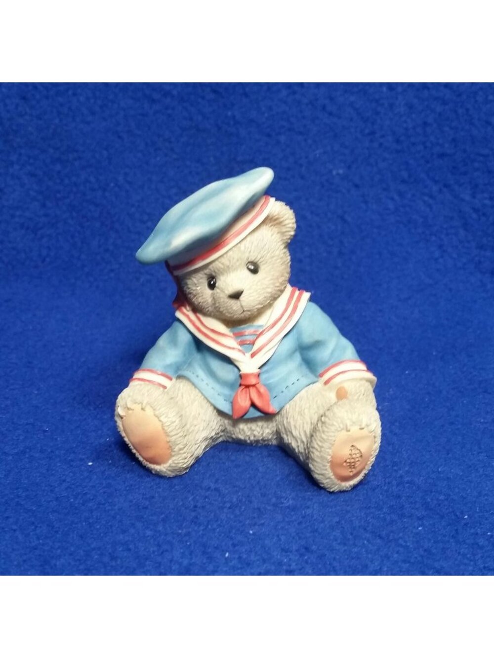 Cherished Teddies Marty I'll Always Be There For You Figurine 476722R Grey Bear